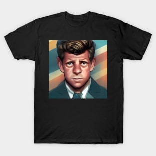 John. F. Kennedy | Comics style T-Shirt